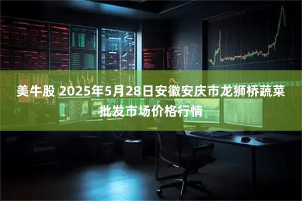 美牛股 2025年5月28日安徽安庆市龙狮桥蔬菜批发市场价格行情